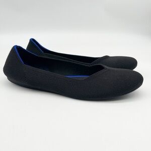 Rothy's Black and Blue Loafers